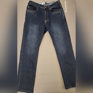 Viktos Men's Dark Blue Straight Jeans